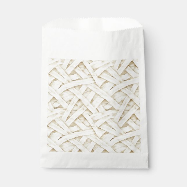 Bone Cream Mummy Wrap Halloween Favour Bags (Front)