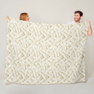 Bone Cream Mummy Wrap Spider Webs Halloween Fleece Blanket