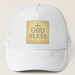 Boné Cristão God Bless – Fé e Estilo Trucker Hat