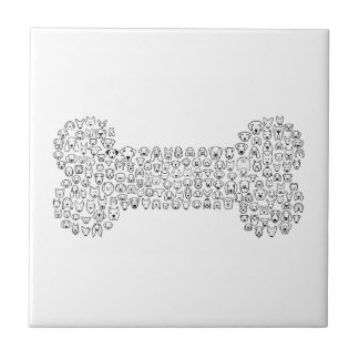 BONE Dog Cartoon Tile