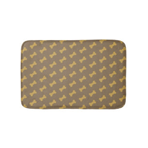 bone for dog texture bath mat