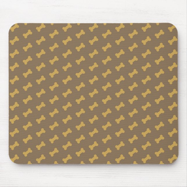 bone for dog texture mouse mat (Front)