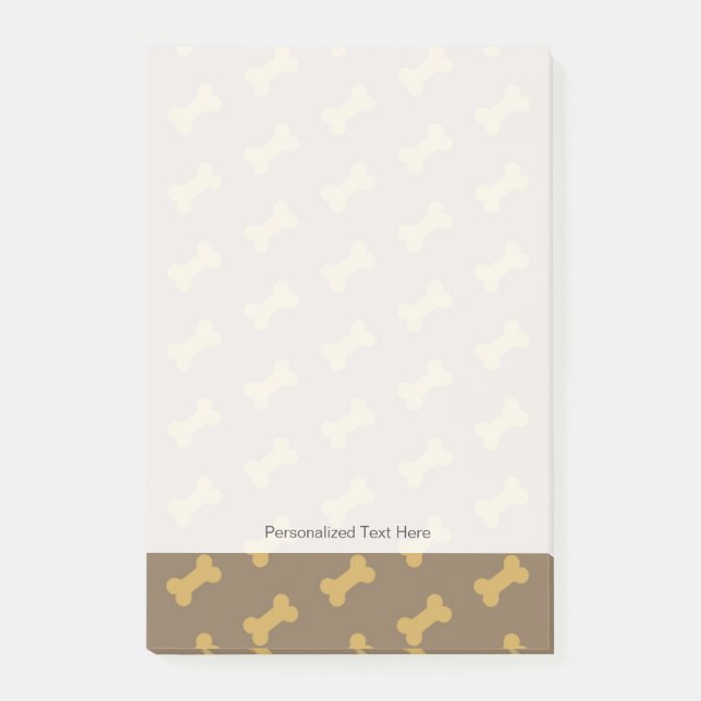 bone for dog texture post-it notes (Front)