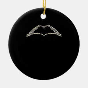 Bone Hands Heart Active Ceramic Tree Decoration