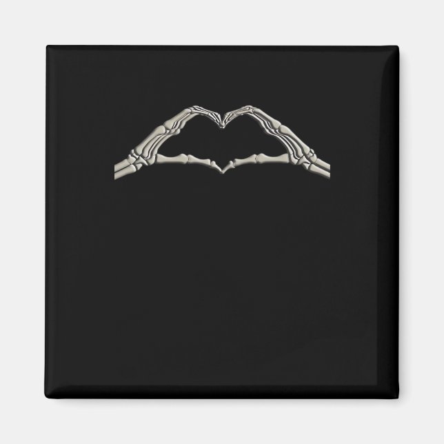 Bone Hands Heart Active Magnet (Front)