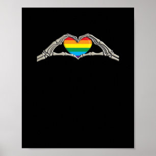 Bone Hands Heart Active Poster