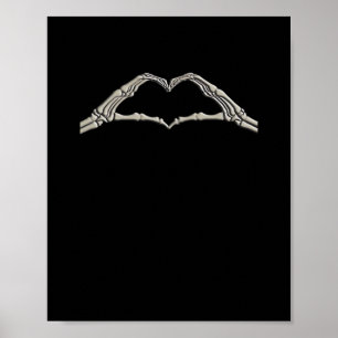 Bone Hands Heart Active Poster