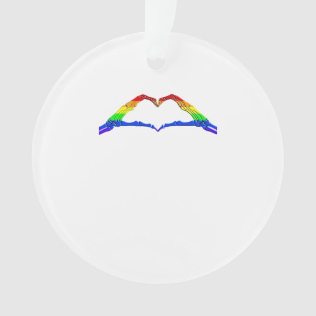 Bone Hands Heart Classic Ornament (Front)