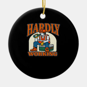 Bone Hands Heart Lesbian Goth Ceramic Tree Decoration