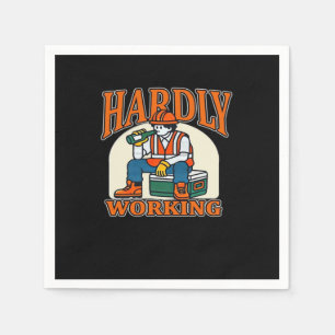 Bone Hands Heart Lesbian Goth Napkin