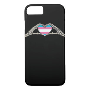 Bone Hands Heart Transgender Goth iPhone 8/7 Case