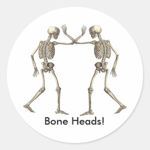 Bone Heads Skeletons Sticker