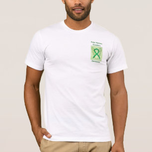 Bone Marrow Donation Awareness Green Ribbon Tee