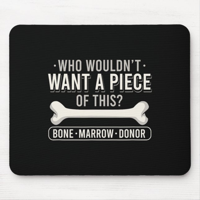 Bone Marrow Donation Cancer Fighter Leukaemia Awar Mouse Mat (Front)