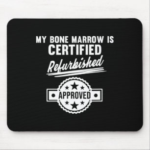 Bone Marrow Refurbished Leukaemia Awareness Orange Mouse Mat