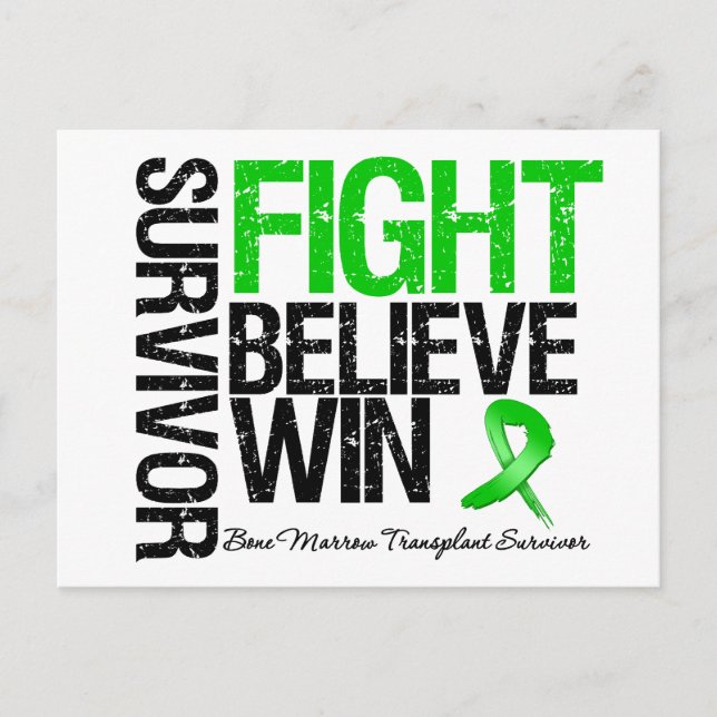 Bone Marrow Transplant Survivor Postcard (Front)