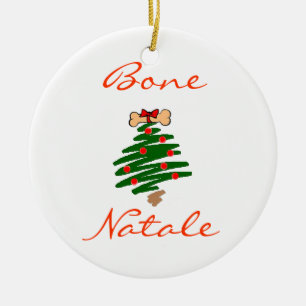 Bone Natale Ceramic Tree Decoration