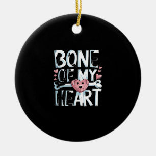 Bone of My Heart Dog Ceramic Tree Decoration