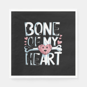 Bone of My Heart Dog Napkin