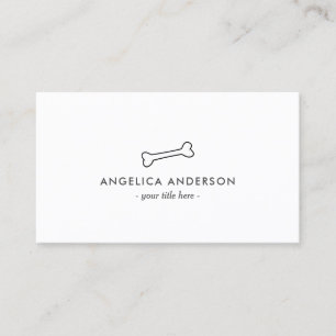Bone - Pet Care Business Card