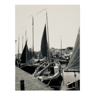 Bone, sailing, Fishingboat Poster