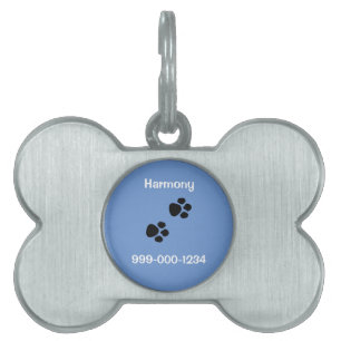 Bone Shaped Framed Pet Tag