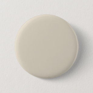 Bone (solid colour) 6 cm round badge