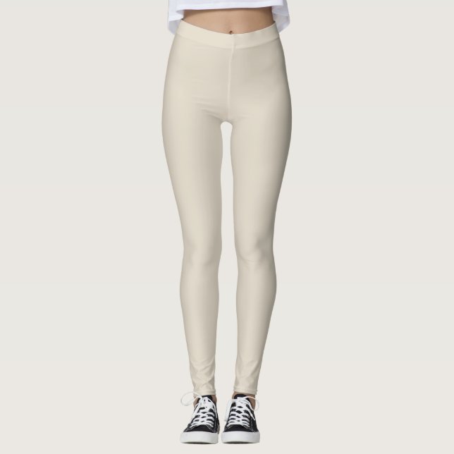 Bone Solid Colour Leggings (Front)