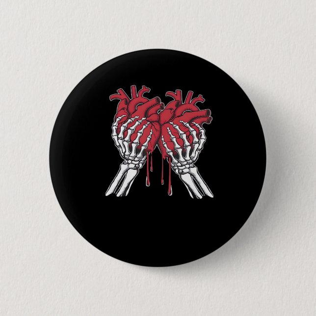 Bone To Be Your Valentine - Valentines Day Funny S 6 Cm Round Badge (Front)