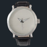 Bone Watch<br><div class="desc">Style: Men's Vintage Black Leather Strap Watch The Men's Vintage Leather Watch is a big-faced timepiece that will never go out of style. Featuring a three-hand quartz movement and genuine leather strap, this watch’s classic look is great for both formal and fun occasions. Customise the face with your name and...</div>