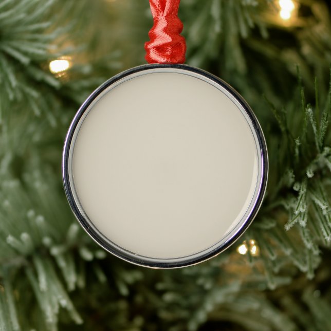 Bone White Round Metal Tree Decoration (Tree)