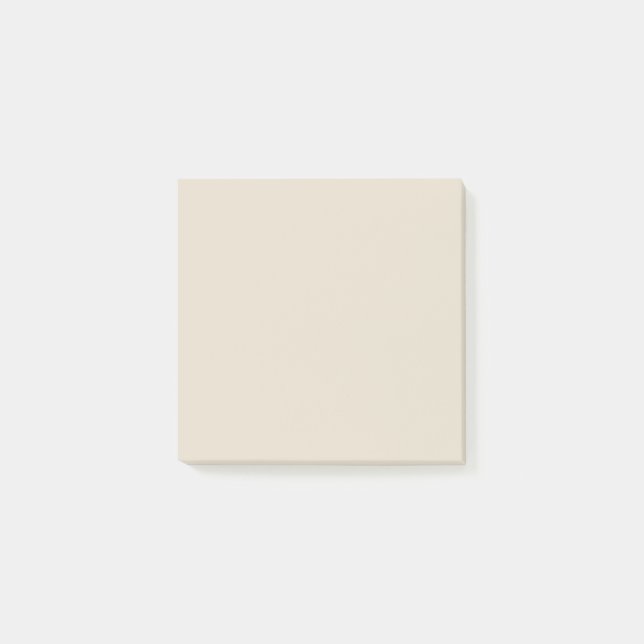 Bone White Square Post-it Notes (Front)