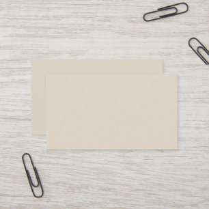 Bone White Standard Business Card