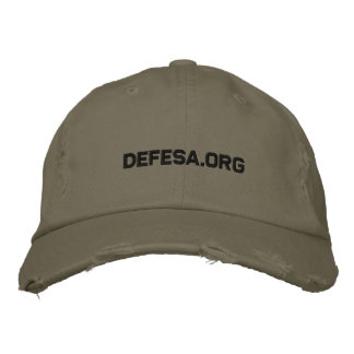Boné worn out DEFESA.ORG Embroidered Hat