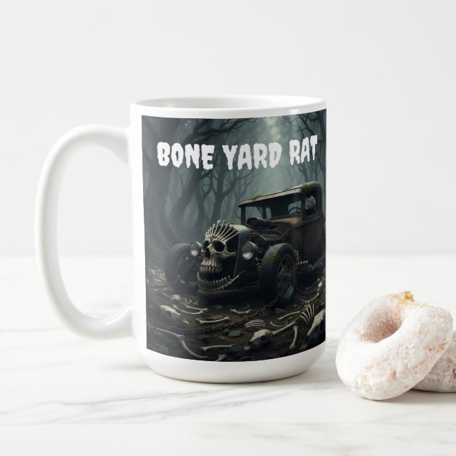 Bone Yard Rat Coffee Mug (With Donut)