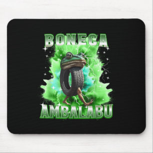 Boneca Ambalabu Italian Brainrot Meme Frog With Fe Mouse Mat