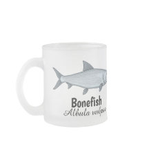 Bonefish Frosted mug by SciPerspective