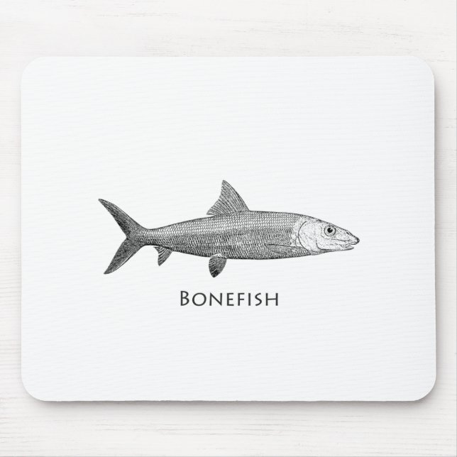 Bonefish Logo Mouse Mat (Front)