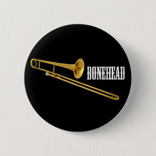 Bonehead 6 Cm Round Badge