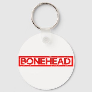 Bonehead Stamp Key Ring