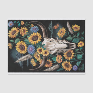 Bones and Blooms, Wildflowers and Wild West Tissue Paper