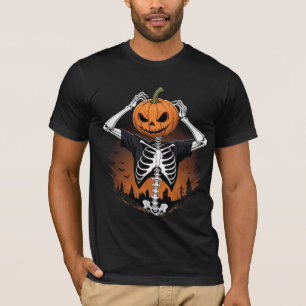 "Bones and Boo's: Skeleton Halloween T-Shirt" T-Shirt