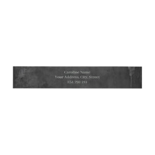 Bones and magic, skeleton with the mystical dice. invitation belly band
