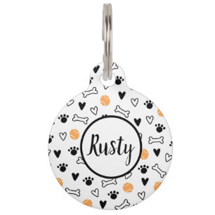 Bones, Balls, Hearts and Paws Pet Tag