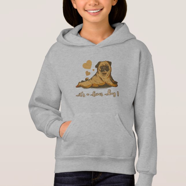 Bones Day Pug with Good Mood (Front)