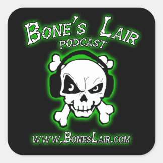 Bone's Lair Podcast Stickers