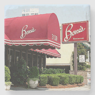 Bones Restaurant, Buckhead Atlanta, Bones  Stone Coaster