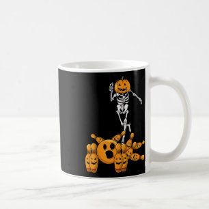Bones Skeleton Halloween Bowling Bowler Gift Shirt Coffee Mug