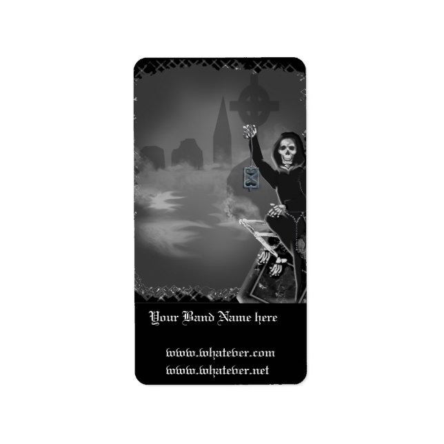 boneyard halloween label (Front)