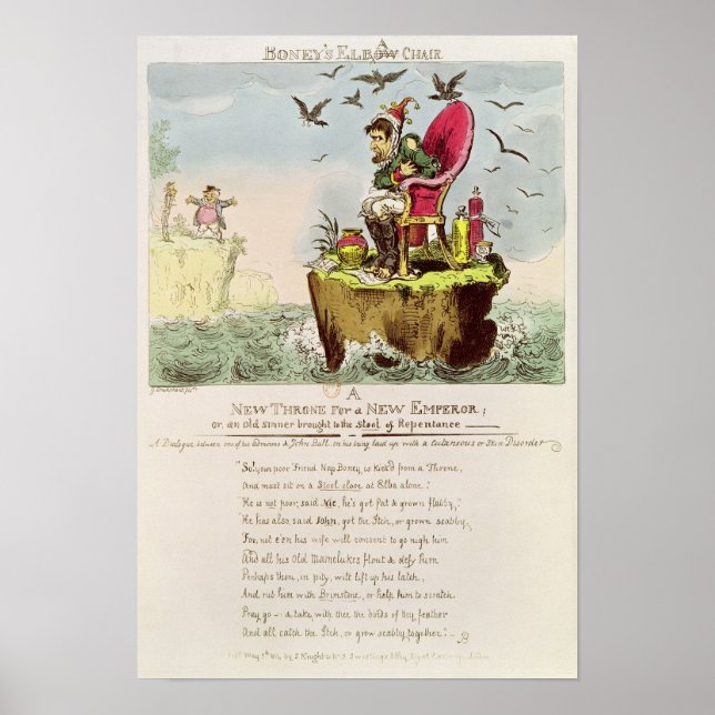 Boney's Elba Chair, published by S. Knight Poster (Front)